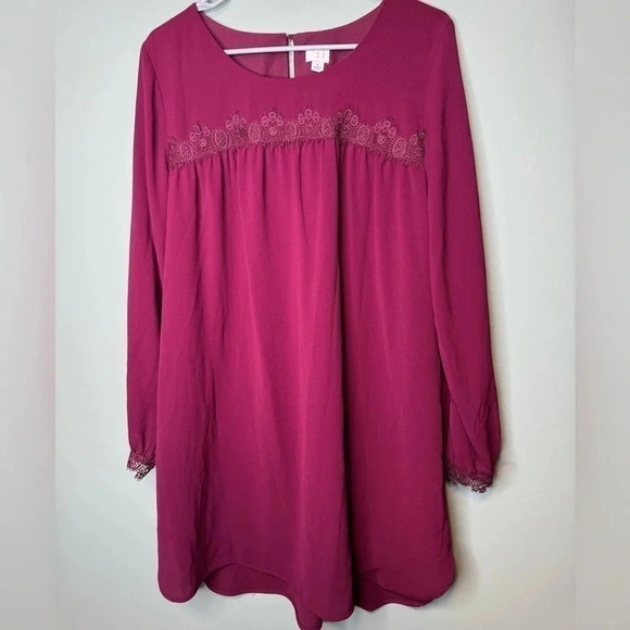 A‎ NEW DAY WOMENS DRESS BERRY PINK COLOR - Picture 3 of 5